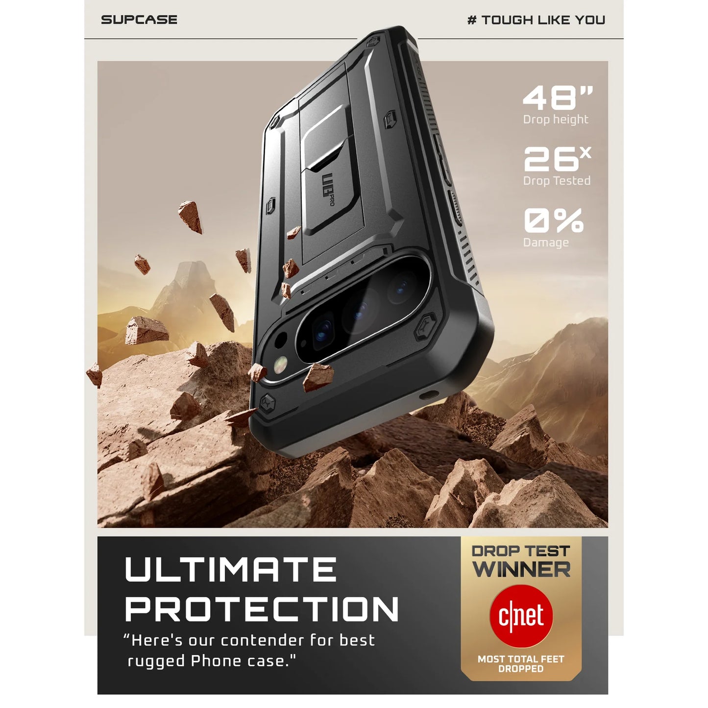 SUPCASE UB Pro Hülle für Google Pixel 10 Pro XL – 360° Schutz mit Displayschutz