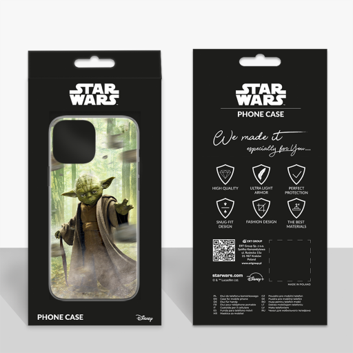 Star Wars Yoda Full Print TPU Schutzhülle Case für iPhone XR grün