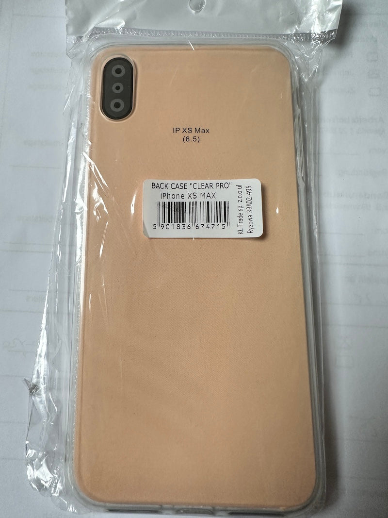 iPhone XS Max Back Case Schutzhülle Transparent High Quality