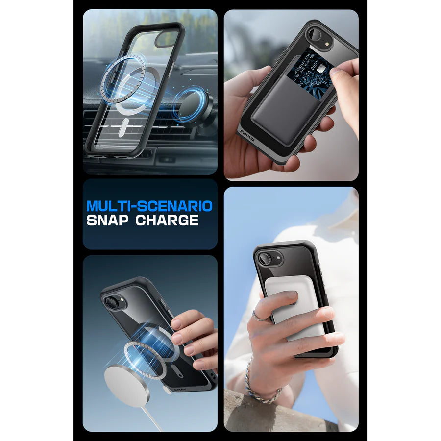 Supcase UB MAG iPhone 16E Robuste MagSafe Hülle Handyhülle schwarz