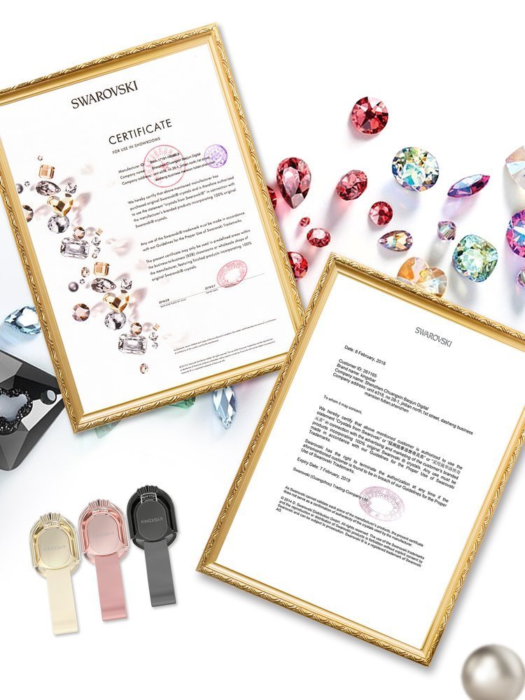 Kingxbar Princess Series Ring, Swarovski Kristalle Halterung für Smartphones