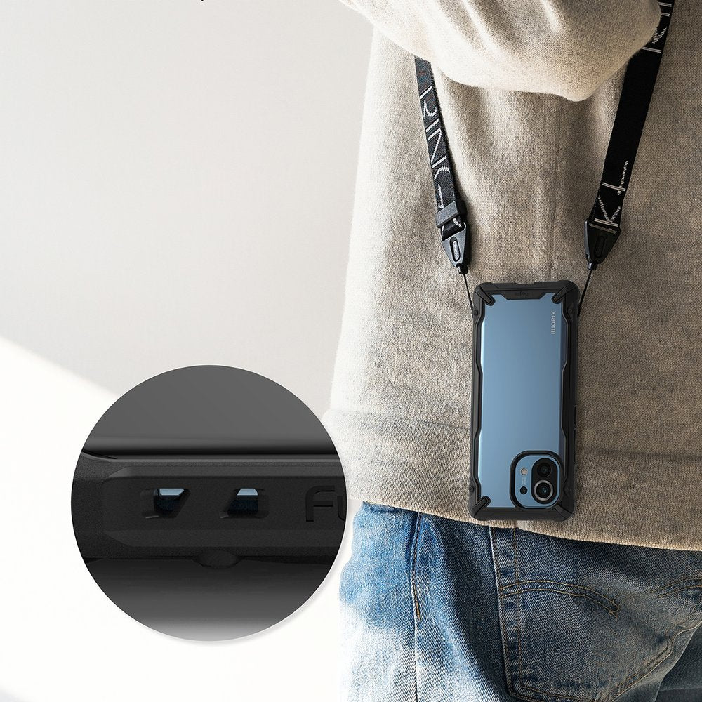 Ringke Fusion X Robuste Handyhülle Schutzhülle für Xiaomi Mi 11 schwarz