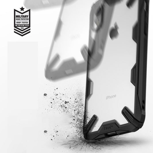 Ringke Fusion X Panzer Schutzhülle Case TPU Rahmen für iPhone XR schwarz