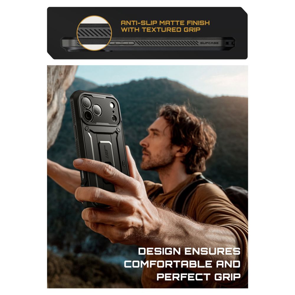 SUPCASE UB Pro Hülle für iPhone 17 Pro – 360° Schutz mit Displayschutz