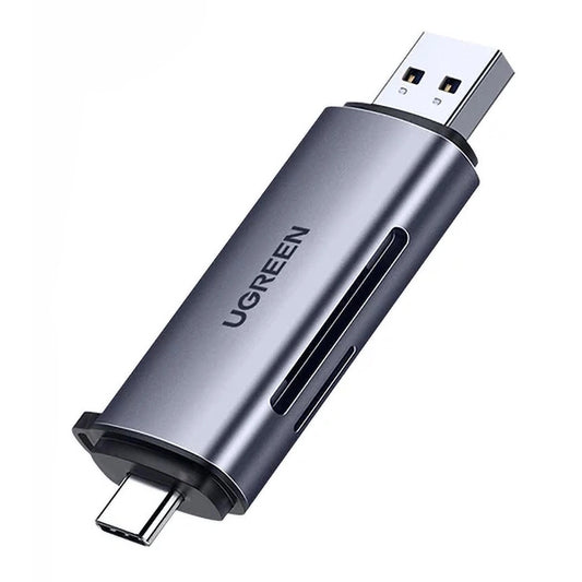 Ugreen OTG 2in1 Lesegerät SD-/Micro-SD-Karten auf USB-A 3.0 USB-C 3.0 (50706)