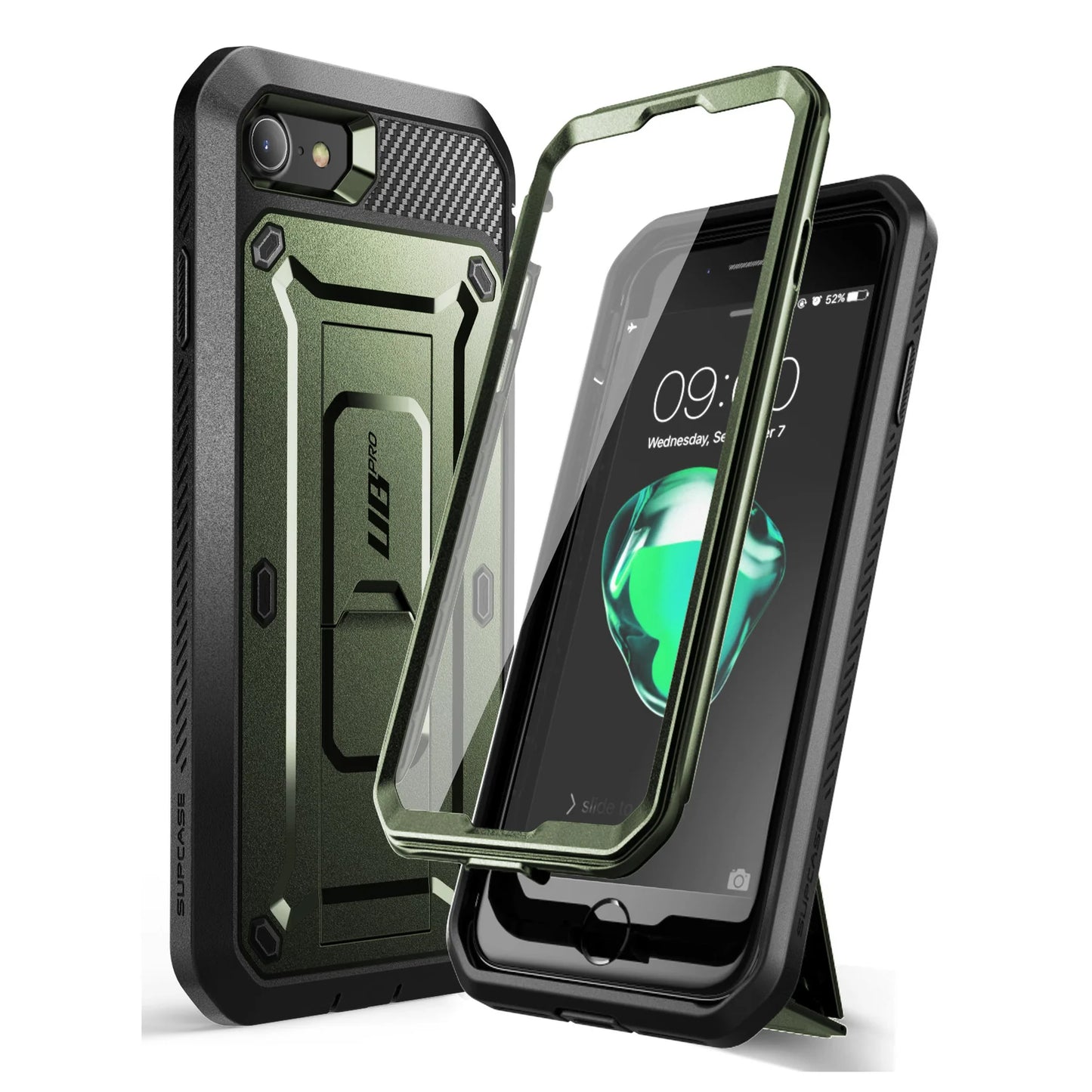 SUPCASE UB Pro Hülle für iPhone 7 / 8 / SE – 360° Schutz mit Displayschutzrahmen