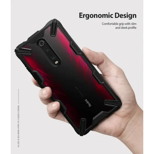 Ringke Fusion X Design Panzer Handyhülle Xiaomi Mi 9T / 9T Pro / Redmi K20 schwarz