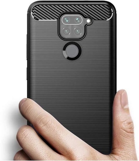 Carbon Styled Case Flexibel Schutzhülle für Xiaomi Redmi Note 9 schwarz