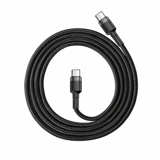 Baseus Cafule Ladekabel USB-C PD / USB-C PD PD2.0 60W 20V 3A QC3.0 1M schwarz