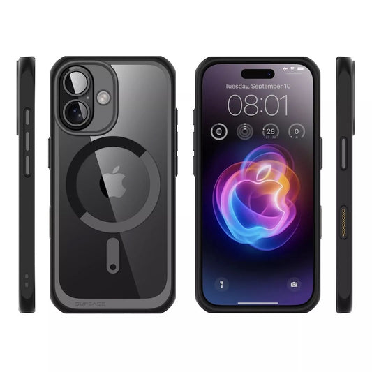Supcase UB MAG iPhone 16 (6,1") Robuste MagSafe Hülle Handyhülle schwarz