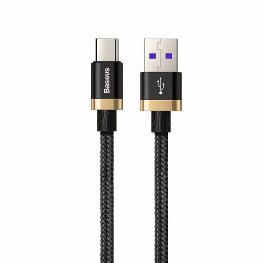 Baseus Purple Gold USB / USB-C Ladekabel Datenkabel SuperCharge 40W schwarz