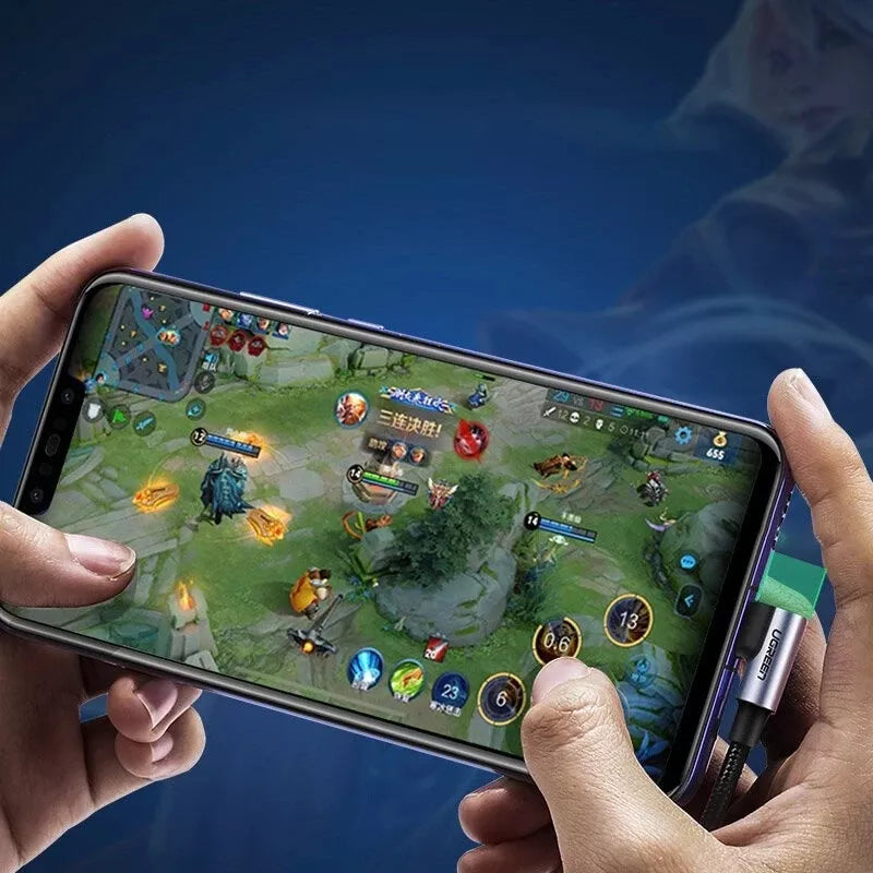 Ugreen USB-USB Type C Kabel Quick Charge 3.0 QC3.0 3A grau