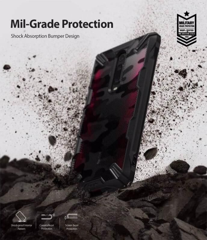 Ringke Fusion X Design Panzer Handyhülle Xiaomi Mi 9T / 9T Pro / Redmi K20 Camo