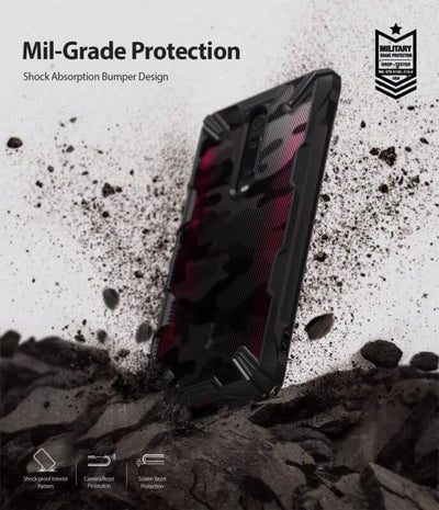 Ringke Fusion X Design Panzer Handyhülle Xiaomi Mi 9T / 9T Pro / Redmi K20 Camo