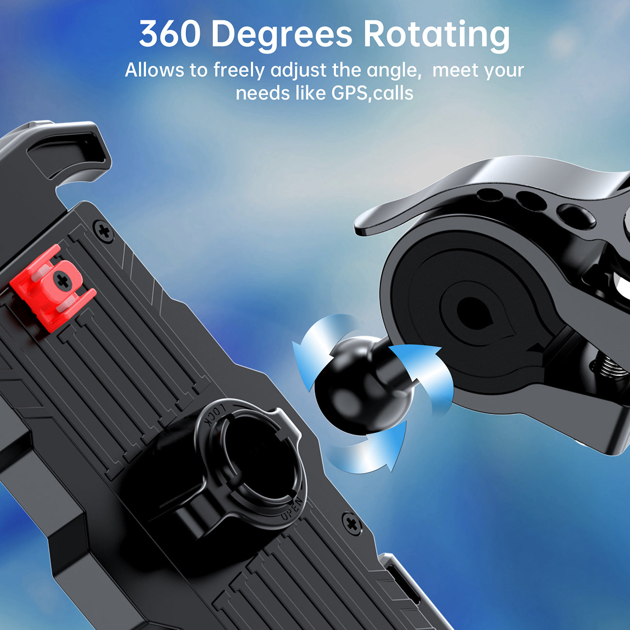 Choetech H067 universelle Moped Roller Fahrrad Lenker Handyhalterung