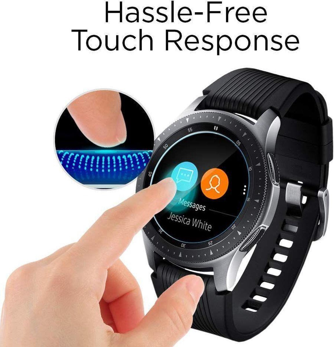 3x Spigen Neo Flex HD Schutzfolie für Galaxy Watch 46mm