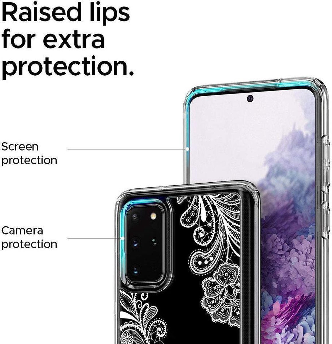 SPIGEN CYRILL CECILE Schutzhülle Back Case Samsung Galaxy S20+/S20+ 5G White Mandala