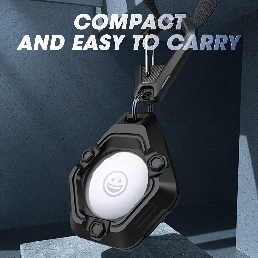 SUPCASE UB PRO Apple AirTag Robuste Schlüsselanhänger Hülle Case Schwarz