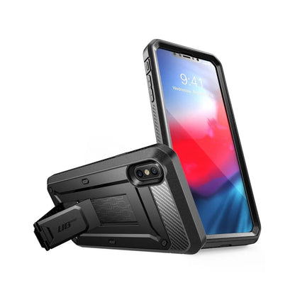 Supcase UBPro Schutztasche iPhone XSMax schwarz robust Displayschutz - StyleCases