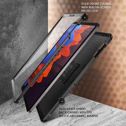 SUPCASE UB PRO Robuste Schutzhülle für Samsung Galaxy TAB S7+ 12.4" schwarz - StyleCases
