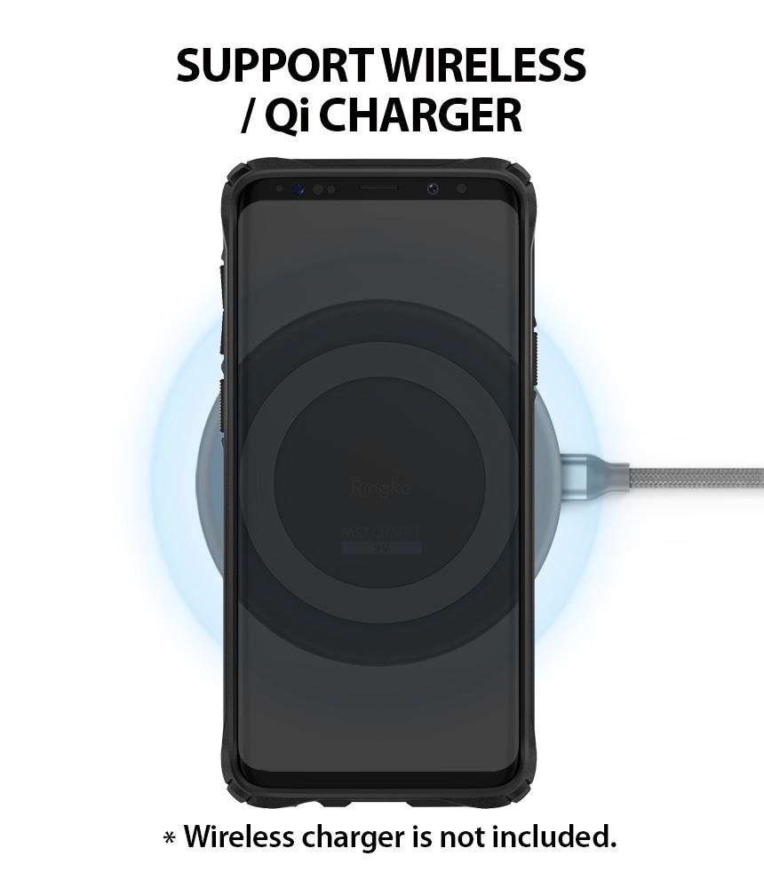 Ringke Fusion X Panzer Schutzhülle Case TPU Rahmen Galaxy S9 Plus G965 schwarz