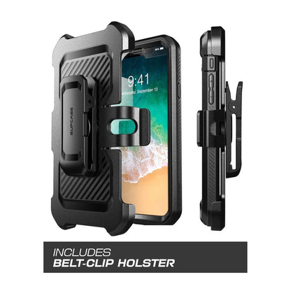 Supcase UBPro Schutztasche iPhone XSMax schwarz robust Displayschutz - StyleCases