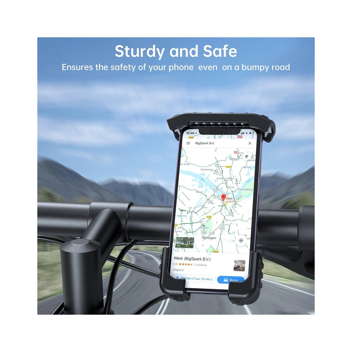 Choetech H067 universelle Moped Roller Fahrrad Lenker Handyhalterung