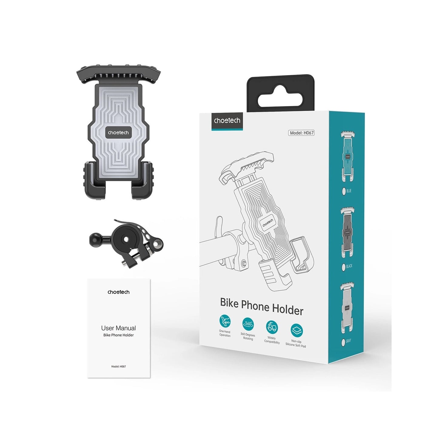 Choetech H067 universelle Moped Roller Fahrrad Lenker Handyhalterung