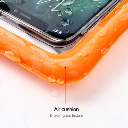 Baseus Air Cushion Wasserdichte Luftkissen Handytasche Orange - StyleCases