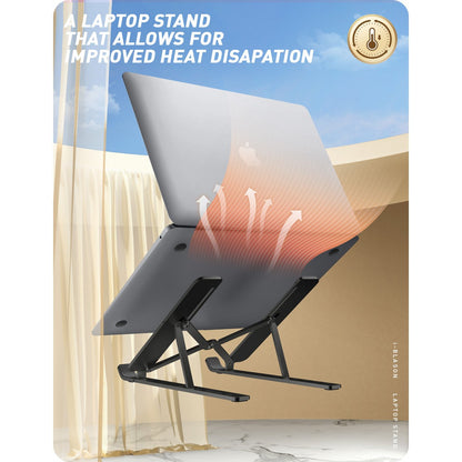 SUPCASE i-BLASON Cosmo Laptopständer bis 17.3" Zoll Marmoroptik Schwarz - StyleCases