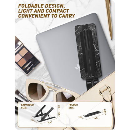 SUPCASE i-BLASON Cosmo Laptopständer bis 17.3" Zoll Marmoroptik Schwarz - StyleCases