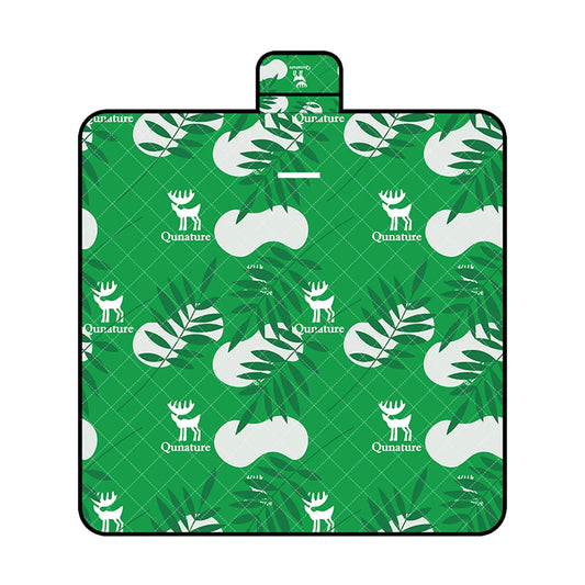Qunature Picknickmatte wasserdichte Campingdecke 2x2 m Grün