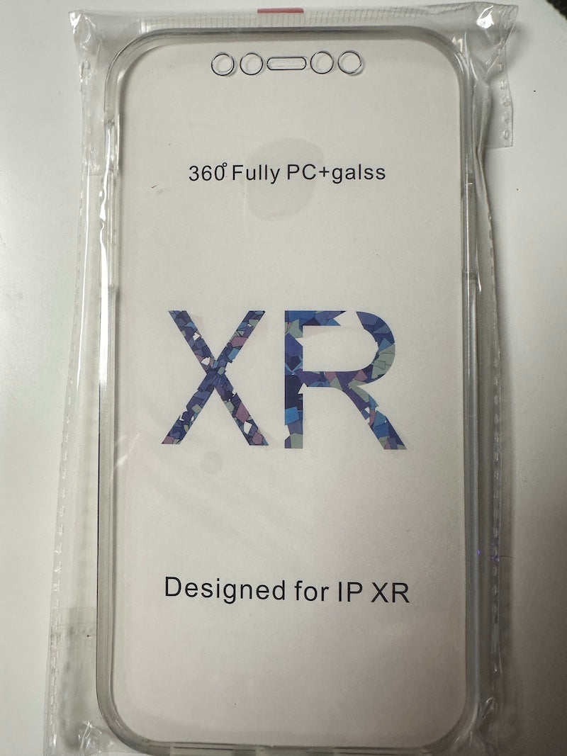 iPhone XR Back Case 360 Schutzhülle Transparent komplett Hülle High Quality