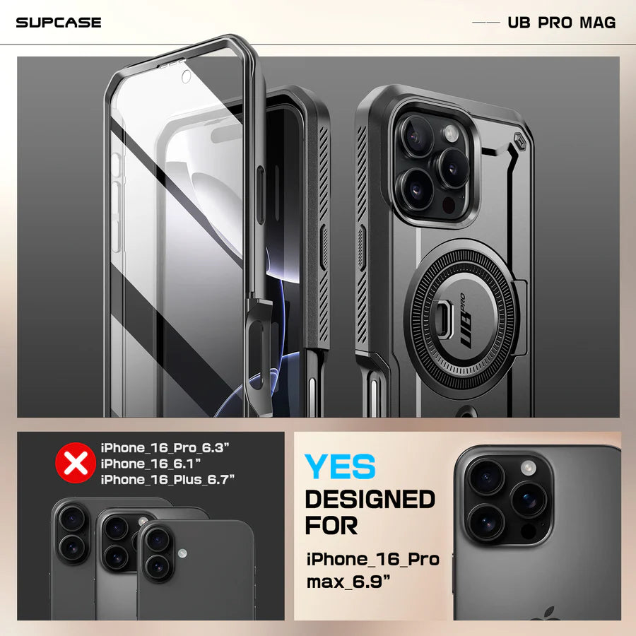 SUPCASE UB Pro MAG Rugged Luxus Panzer Schutzhülle iPhone 16 Pro Max
