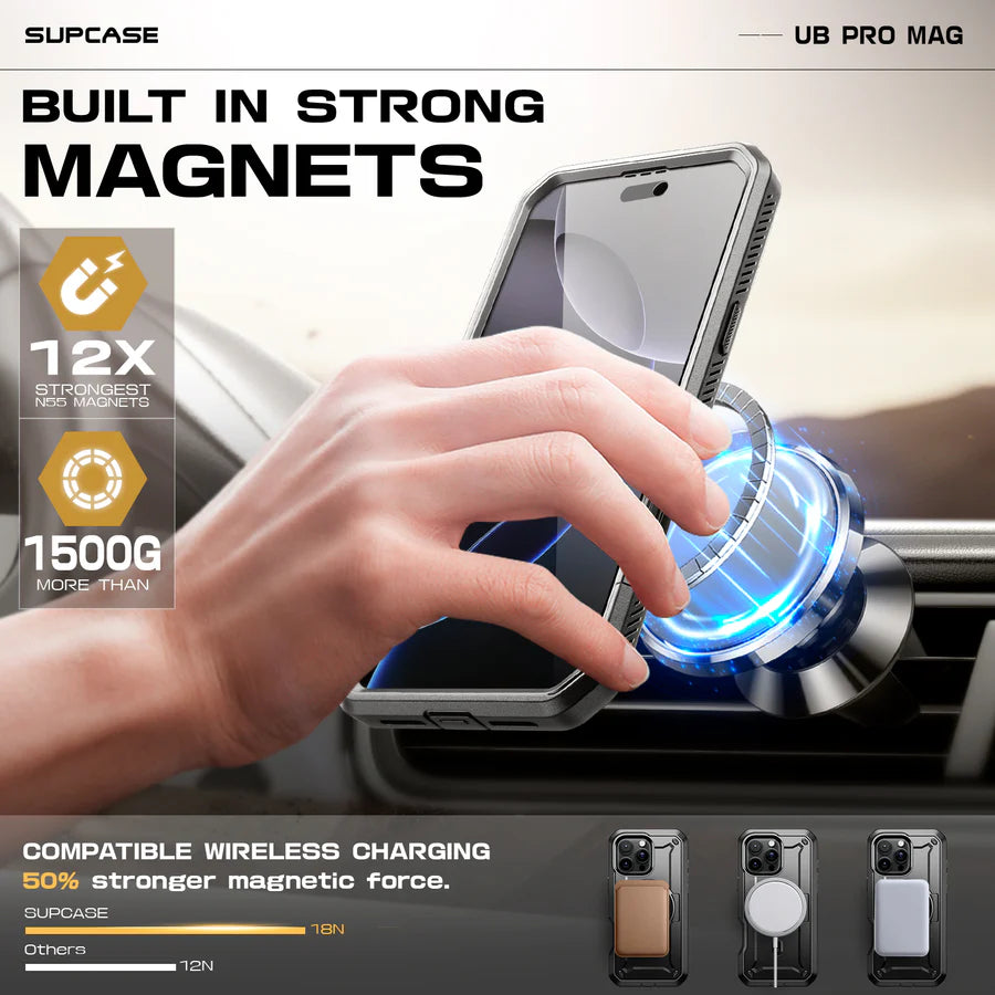 SUPCASE UB Pro MAG Rugged Luxus Panzer Schutzhülle iPhone 16 Pro Max
