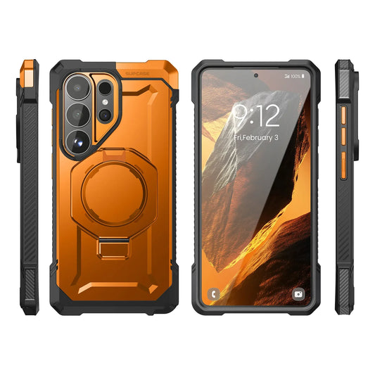 SUPCASE UB Grip Hülle für Samsung Galaxy S26 Ultra – MagSafe & MIL-STD-810G (Coral)