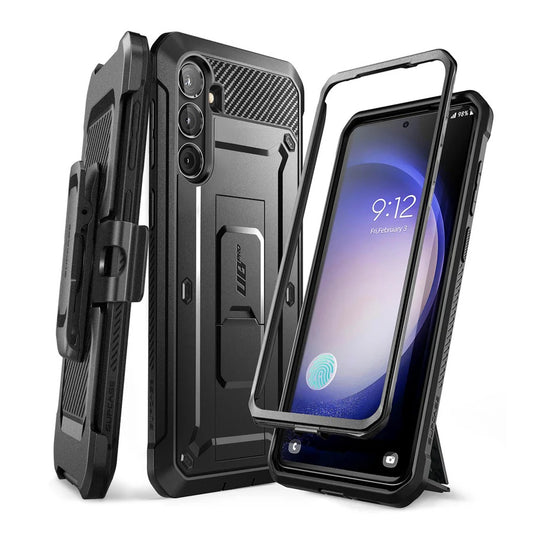 Supcase Unicorn Beetle Pro Samsung Galaxy S24 FE Panzer Schutzhülle schwarz