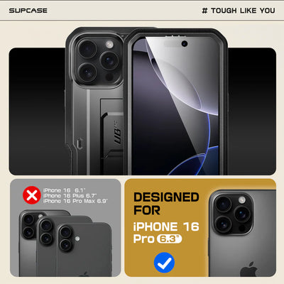 Supcase UB Pro Robuste Luxus Schutzhülle Case für iPhone 16 Pro