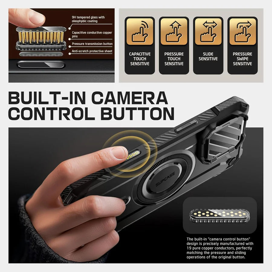 SUPCASE UB MAG XT MagSafe Holster Panzer Schutzhülle iPhone 16 Pro Max