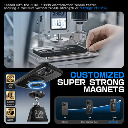 Supcase UB MAG iPhone 16 Pro Max Robuste MagSafe Hülle Handyhülle schwarz - StyleCases
