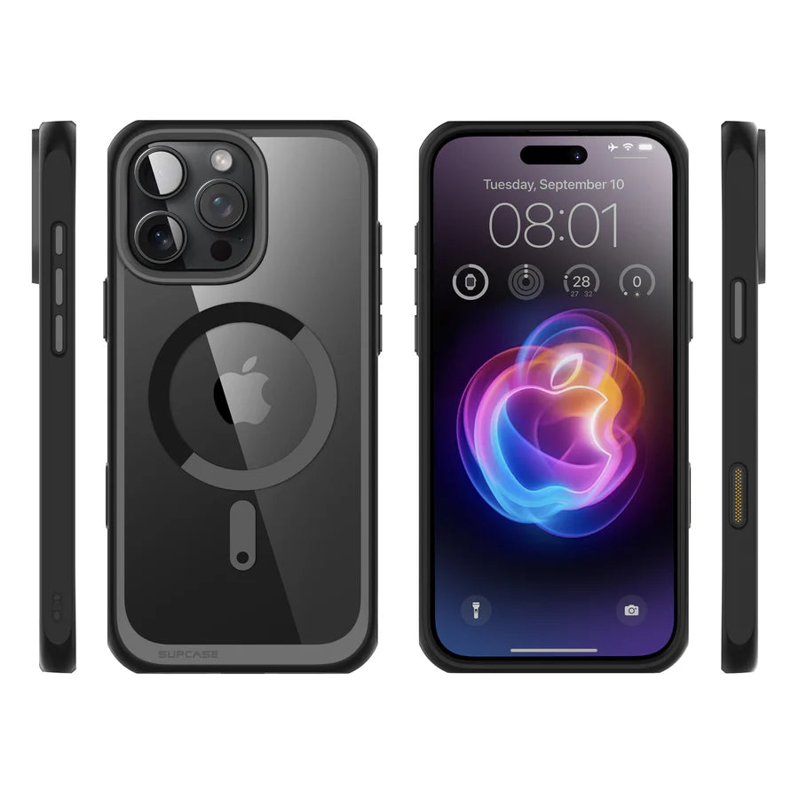 Supcase UB MAG iPhone 16 Pro Robuste MagSafe Hülle Handyhülle schwarz