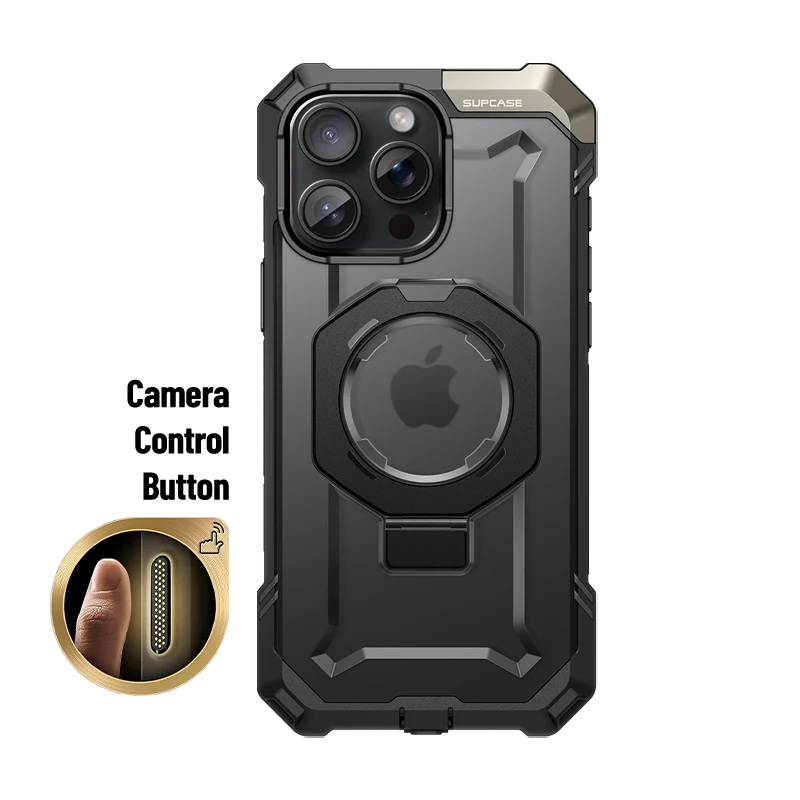 Supcase UB Grip iPhone 16 Pro Max Robuste MagSafe Hülle Handyhülle schwarz