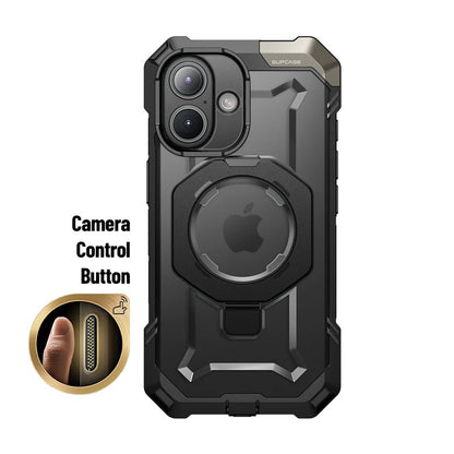 Supcase UB Grip iPhone 16 (6,1") Robuste MagSafe Hülle Handyhülle schwarz - StyleCases
