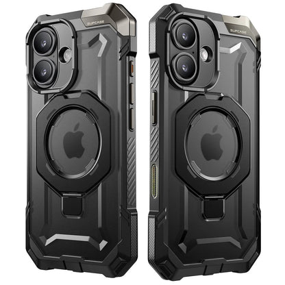 Supcase UB Grip iPhone 16 (6,1") Robuste MagSafe Hülle Handyhülle schwarz - StyleCases