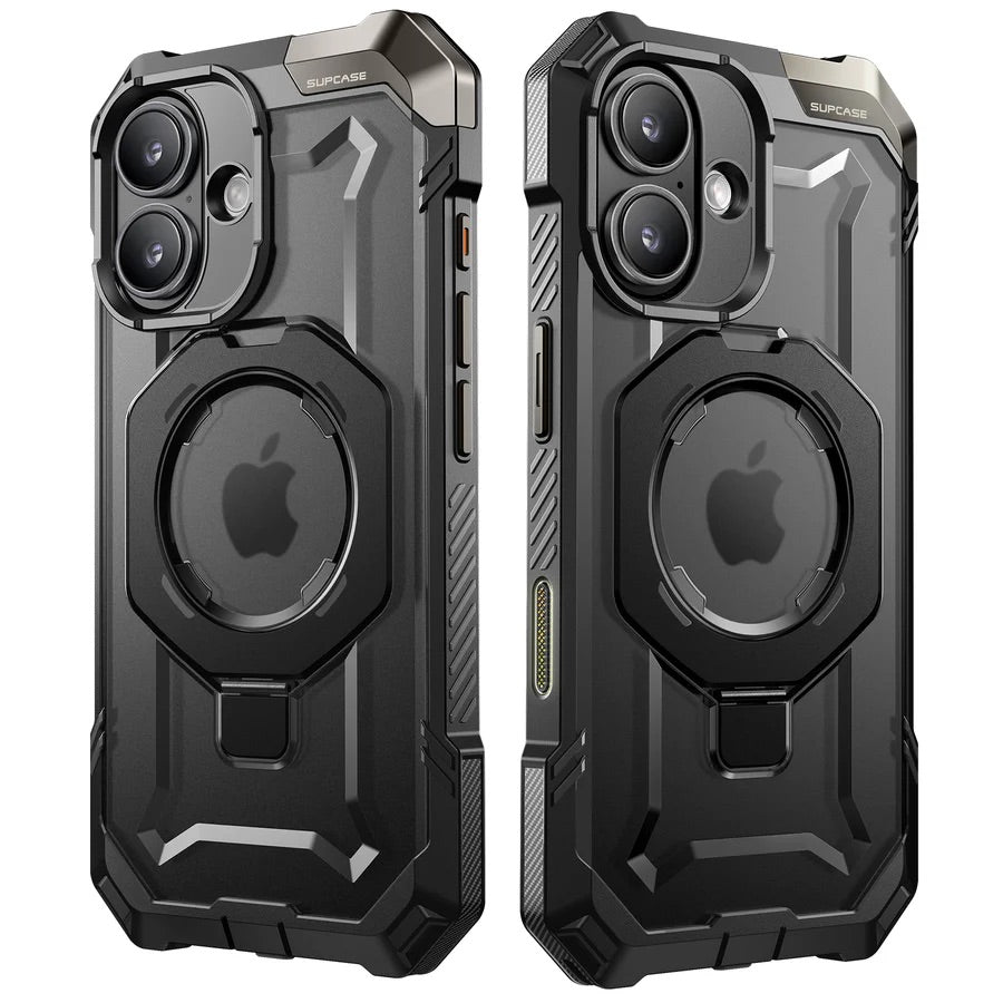 Supcase UB Grip iPhone 16 (6,1") Robuste MagSafe Hülle Handyhülle schwarz