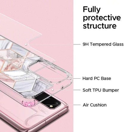 SPIGEN CYRILL CECILE Schutzhülle Back Case Samsung Galaxy S20+/S20+ 5G Rosa Marmor - StyleCases