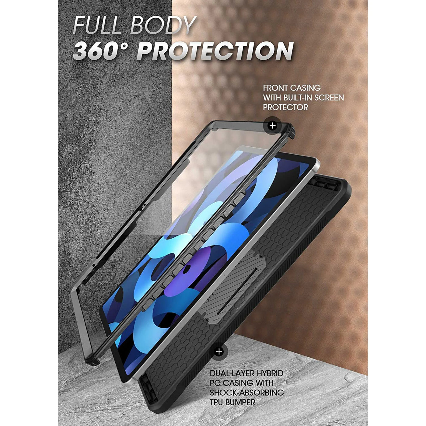Supcase UB Pro Luxus Komplett Schutzhülle iPad Air 4 / 5 / Air 11" 2025 Farben