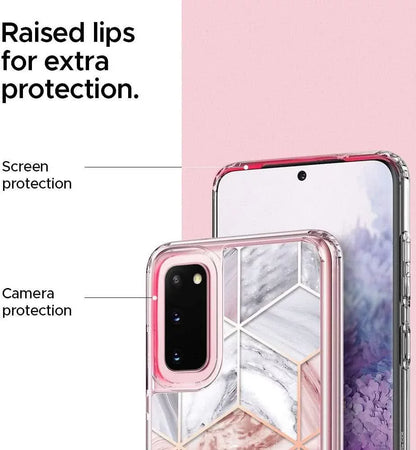 SPIGEN CYRILL CECILE Schutzhülle Back Case Samsung Galaxy S20+/S20+ 5G Rosa Marmor - StyleCases