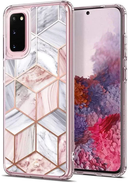SPIGEN CYRILL CECILE Schutzhülle Back Case Samsung Galaxy S20+/S20+ 5G Rosa Marmor - StyleCases