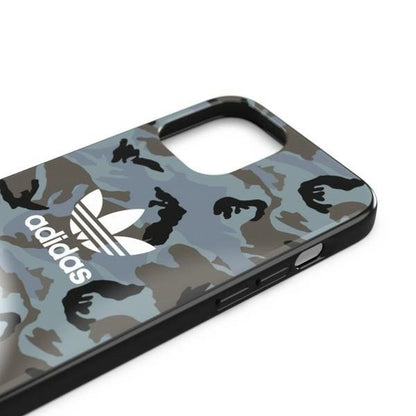 Adidas OR Snap Case Hülle Schutzhülle für iPhone 12 Pro Max Blau / Schwarz Camo - StyleCases